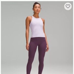 lululemon Align Waist-Length Racerback Tank Top in Lilac Ether